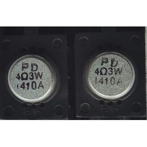 KIT DE BOCINAS PARA TV INSIGNIA / NUMERO DE PARTE 1410A / 4Ω 3W / MODELO NS-19E310NA15	